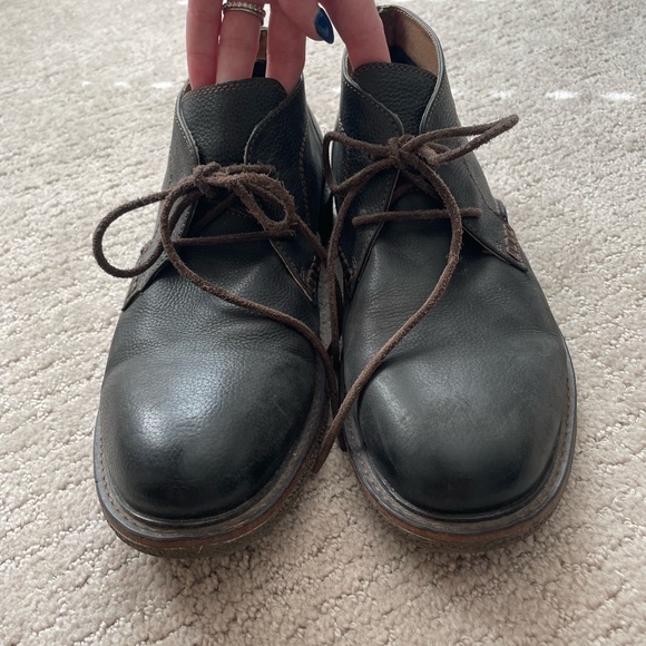 Lucky Brand Black Leather Chukka Boots main image 6